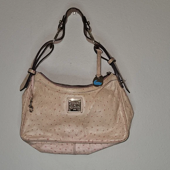 Dooney & Bourke Ostrich Bag (Pink) - Picture 1 of 16
